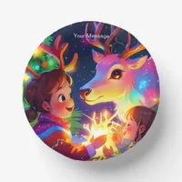 Enchanted Christmas Glow Paper Bowls