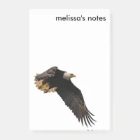 Breathtaking Bald Eagle in Flight Post-it Notes
