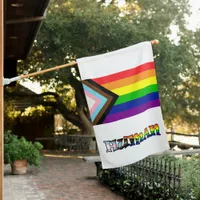 LGBTQ+ Pride and Support  Human House Flag