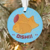 Taiyaki Fish Japanese Food Illustration Ornament