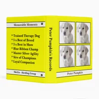 [About My Dog] Records, Papers, Info & Brag Book Mini Binder