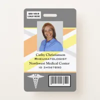 Doctor or nurse Name Badge Scanner Code