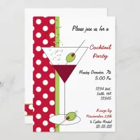 Holiday Cocktails party Invitation