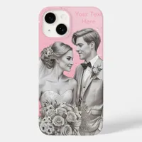 Mr & Mrs Loving Couple Just Married Gifts Case-Mate iPhone 14 Case