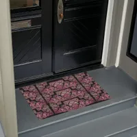 Cool stained glass window - fractal art doormat