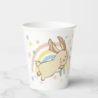 Rainbow Rabbit  Paper Cups