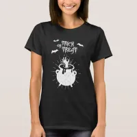 trick or treat witch's cauldron halloween T-Shirt