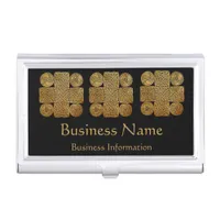 Personalized Celtic Knotwork Cross Business Card Case