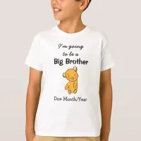 I'm going to be a Big Brother T-Shirt