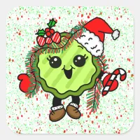 Christmas Pickle | Funny Holiday Pickles  Square Sticker