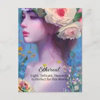 Ethereal Women, Spirit Guide, Angel , Fairy  Postcard