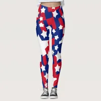 Personalized Patriotic Leggings for 4th of July