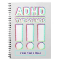 ADHD the sounds!! Pastel Colors Notebook