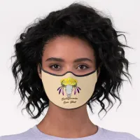 California Boho Cowgirl Premium Face Mask