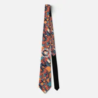 Personalized Abstract Geometric -Father's Day Gift Neck Tie