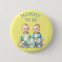 Personalized Mommy to be Baby Shower Button