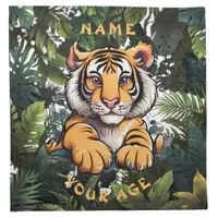 Cute Baby Lion Children's  Cloth Napkin