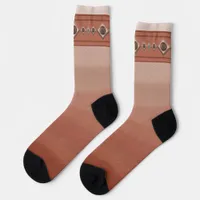 Southwest Sandstone Canyon Pattern Socks