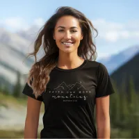 Faith Can Move Mountains Matthew 17:20 T-Shirt