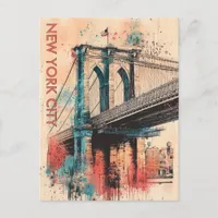 New York City USA Travel Postcard