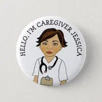 Hello, I'm Caregiver Add Name Button