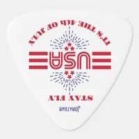 Stay fly it's the 4th of July Guitar Pick