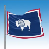 Wyoming State  House Flag