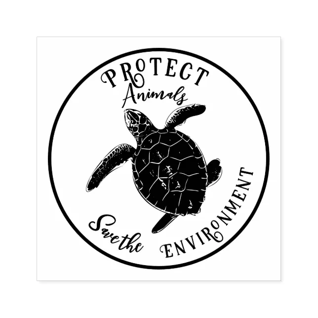Marine life sentinel rubber stamp