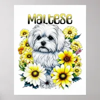 ... Watercolor Ai Art for Dog Owners Poster