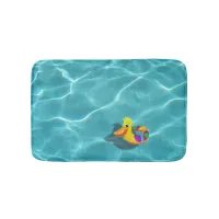 Pool Rubber Ducky PRDX Bathroom Mat