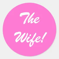 The Wife Sticker