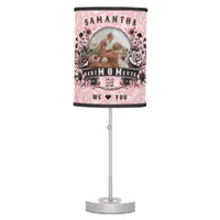 Best Mom Ever Wild Flowers Badass Mother Day Photo Table Lamp