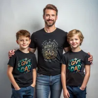 Customizable Father's Day T-Shirt -Names & Message