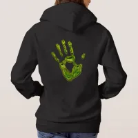 Glowing Ghoul Handprint Hoodie