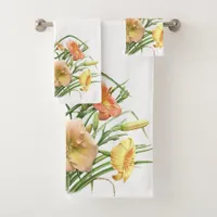 Daylily Bouquet Bath Towel Set