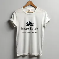 Tranquil Lotus: Inhale, Exhale Inspiration Women's T-Shirt