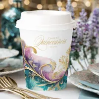 Elegant Fiesta Quinceanera Welcome ID1029 Paper Cups