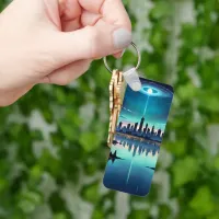 Out of this World - Magical Nighttime Skyline Keychain