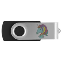 Pastel Unicorn Flash Drive