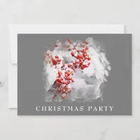 *~* Christmas Corporate Personal AP20 Snow Berry Invitation
