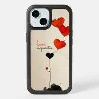 Heart-Shaped Balloons iPhone 15 Case