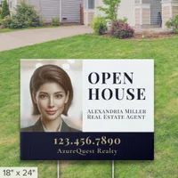 Custom Photo Open House Real Estate Sign