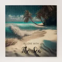 In Love with the Sea | Tropical Art Jigsaw Puzzle