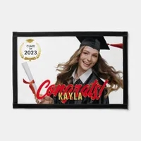 Gold Wreath Congrats Grad Name Class of Graduation Pennant