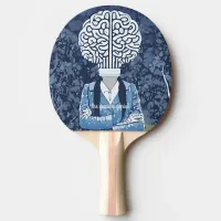 Brainy Person Ping Pong Paddle