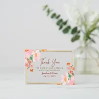 Wedding Thank You Card