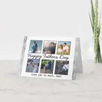 Personalized Photo Happy Father's Day Card