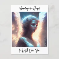 Sending an Angel to Watch Over You Postcard