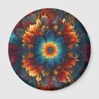 Kaleidoscope Dreams Colorful and Hypnotic  Magnet