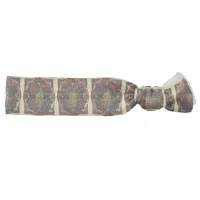 Autumn Elegance: The Floral Medallion Elastic Hair Tie